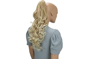 CAISHA 50cm Warkocz Kucyk Przedłużanie Włosów Obszernie Faliste Blond Mix H32
