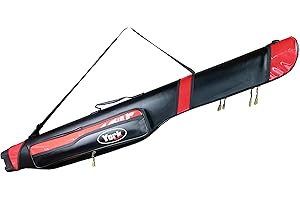 YORK FISHING Rutenfutteral York Black&Red Rutentasche Futteral 130/145/160cm 2 Fächer TOP !