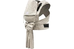 Stokke Limas Babytrage Plus, Valerian Beige - Modell 2023 (OCS) - Half Buckle Babytrage - Drei Tragepositionen - Ab 1 Monat/4 kg bis 18 kg