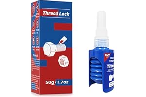 INNOVAYOU Frein Filet 50ml, Intensité Moyenne Frein Filet Bleu Antirouille et Anti-Lâche, Frein Filet Fort Pour Combler les Espaces Et Serrer les Boulons, écrous, Attaches Bouteille Ronde