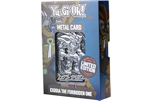 Yu-Gi-Oh! KON-YGO26 edycja limitowana metal kolekcjonerska Exodia The Forbidden One, srebrny