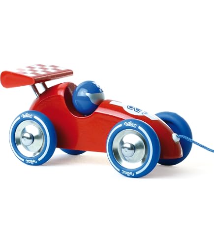 VILAC - Voiture Grand Prix Vintage MM Rouge - Voiture Vintage - Jouet VILAC - Voiture Grand Prix Vintage MM Rouge - Voiture Vintage - Jouet