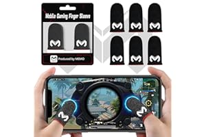 Kakveiai 6 Pack PUBG Mobile Game Finger Sleeve, Anti-Schweiß-Anti-Rutsch-Fingerabdruck-Touch echt, Touchscreen-Fingerhülsen Atmungsaktive, schweißempfindliche Schieß- und Zieltasten