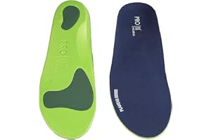 PRO 11 WELLBEING Plantar Series Orthotic Insoles Fallen Arches, Plantar Fasciitis, with Arch Support
