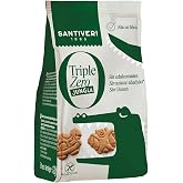 SANTIVERI - Triple Zero Jungle Cookies - Crispy Cookies with Whole Oatmeal and Pea Protein, High in Fiber, No Sweeteners, No