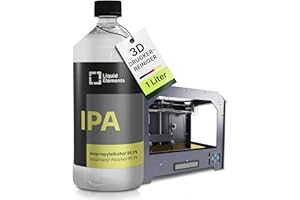 ‎LIQUID ELEMENTS Liquid Elements 3D Printer Cleaning Alcohol Isopropanol 99.9% Spray Bottle 1L - Isopropyl Alcohol Cleaner Cleans & Degreases Residue-free 3D Print Bed, Electronics, PC Hardware etc.