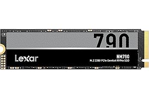 ‎LEXAR Lexar NM790 2TB Interne SSD, M.2 2280 PCIe Gen4x4 NVMe 1.4 , Bis zu 7400MB/s Lesen, 6500MB/s Schreiben, Solid-State-Laufwerk für PS5, PC, Laptop und Gamer (LNM790X002T-RNNNG)