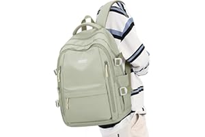 WINSPANSY Schulrucksack Mädchen, Lässig Rucksack Damen Klein Modern Elegant Travelite Leichter Laptop Daypack Rucksack 14 Zoll Jungen Teenager Wasserdicht, Aesthetic School Stuff Bag
