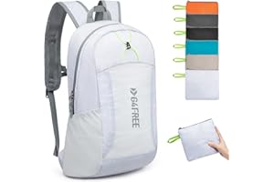 G4Free 24L Lightweight Foldable Backpack Small Hiking Daypack Water Resistant Bag for Travel Sports Running