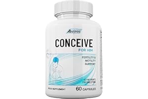 Freak Athletics Conceive for Him Fertility Supplements for Men - Male Fertility Supplements - Vitamins & Minerals Plus Key nutrients for Male Fertility & Motility 60 Capsules