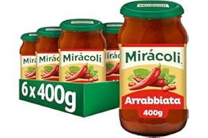 ‎MIRÁCOLI MIRÁCOLI Pasta Sauce Arrabiata, 6 Gläser (6 x 400g)