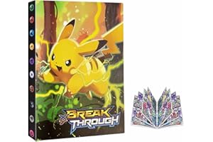 Egmelos Sammelkarten Album, Sammelalbum mit niedlichem Cartoon-Muster, Sammelalbum Album Kompatibel Diverse Karten, Karten Album Buch umfasst 30 Seiten und fasst bis zu 240 Karten