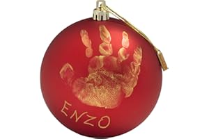 Baby Art 34120153 Bombka, Czerwony/Złoty, ‎10 x 10 x 12 cm; 80 g