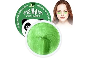 EWRTIUQA Lot de 30 paires de coussinets pour les yeux contre les cernes, à l'extrait d'algues, contre les poches et les rides, pansements rafraîchissants et rafraîchissants, sérum de soin à l'extrait de