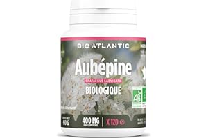 BIO ATLANTIC Aubépine Bio - Crataegus laevigata - 400 mg - 120 Comprimés
