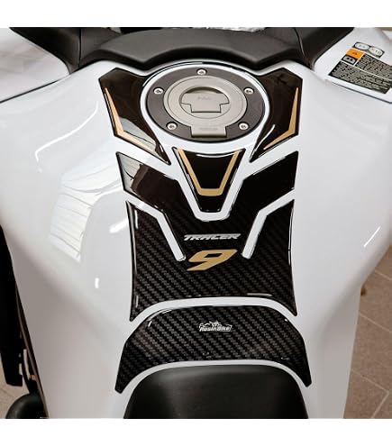 Wodpice Protection Réservoir Moto Yamaha Tracer 700 2020-2023 - Adhésif Antidérapant - Pare-herbe Coussin