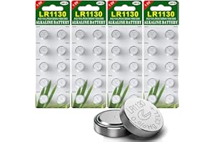 HQB LR1130 AG10 Paquet de 40 Piles Bouton alcaline de la Pile