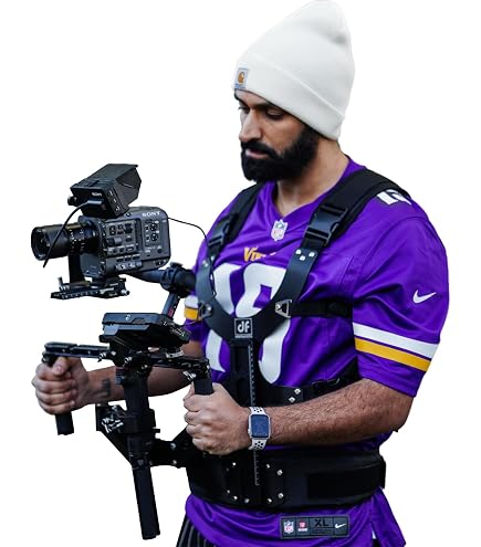 FLYCAM Flowline Master Gilet Stabilizzatore Con Braccio Placid A 2 Assi – Carico 5-12kg, Supporto Per Fotocamera E Gimbal, Distribuzione Del Peso Su Schiena - 4