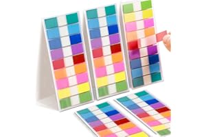 VICDUEKG 900 Blätter Sticky Notes Haftstreifen Klebezettel Transparent Page Marker Klein Haftstreifen Wiederbeschreibbar Durchsichtige Index Tabs für Schreibwaren Aesthetic Studieren Büro
