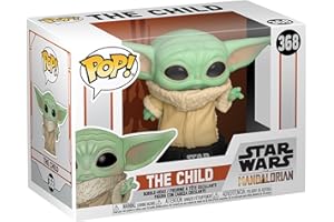 Funko Pop Star Wars: The Mandalorian - Grogu (The Child, Baby Yoda) - Figurine en Vinyle à Collectionner - Idée de Cadeau - Produits Officiels - Jouets pour les Enfants et Adultes - TV Fans