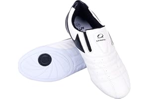 GINGPAI BOXING GINGPAI Taekwondo Zapatos Adultos Transpirables Antideslizante Taekwondo Deportivo Zapatos Ligero Zapatos Para Boxeo, Kung Fu, Karate y Taichi Zapatillas Deportivas de Cuero de Entrenamiento Interior