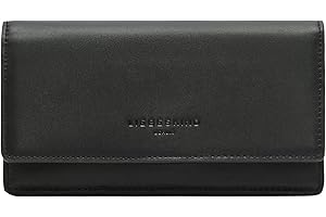 Liebeskind Berlin Geldbörse Damen Slam Leder I Geldbörse groß I viel Platz, viele Fächer & Münzfach mit Reißverschluss I Leder Portemonnaie I Damengeldbörse groß mit RFID-Schutz