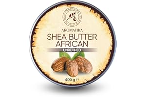 ‎AROMATIKA TRUST THE POWER OF NATURE Shea Butter 500 g - Kaltgepresst & Unraffiniert - Reine & Natürliche Karité Körperbutter - Pflege für Körper, Hände & Haare - Feuchtigkeit & Geschmeidigkeit - Schönheit