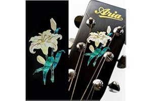 INLAYSTICKERS Inlay Sticker pour tête de guitare - Lily