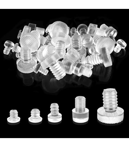 QUARKZMAN 56 Pcs Patins En Caoutchouc Noir Pour Plateau De