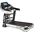 91-Durafit Focus Multifunction | 7HP Peak DC Motorized Treadmill | 18 Level Auto Incline| Max Speed 18 Km/Hr | Max User Weight 150 Kg | Spring Suspension Technology