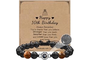 CheersLife Birthday Gifts for Boys, 10-16 Year Old Bracelet with I Love You Languages Projection Present for Son, Nephew, Brother, Teen Age 10 to 16 with Birthday Card