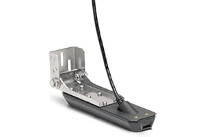 Humminbird 710282-1 XM 9 HW MSI T HELIX (MEGA Side Imaging+, Down Imaging+) Dual Spectrum CHIRP with Temperature Transom Mount Transducer, Black