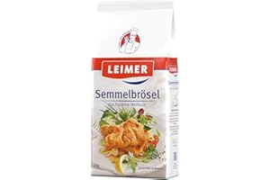 ‎LEIMER LEIMER Semmelbrösel 2kg - Hergestellt aus frisch gebackenem Weißbrot bestehend aus nur vier Zutaten für locker leichte Panaden (1x2kg)
