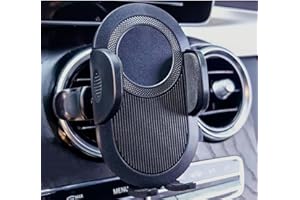 YIEDDE Car Phone Holder for Mercedes Benz A/B/C/E/S Mini Cooper Audi-TT Ford Jeep Suzuki Mustang Wrangler Swift Round Vents Mount for All Circular Air Vents iPhone 16/15/14/13 Pro Max Galaxy
