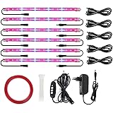 Roleadro LED Pflanzenlampe Pflanzenlicht 60w Pflanzenleuchte mit Timer 3H/6H/12H Heillgkeitsstufen Strip Wachsen licht Wachst