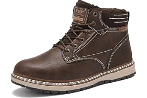 AX BOXING Scarpe Uomo Invernali Caldo Pelliccia Fodera Scarponcino Invernale Stivali Moda Stivaletti Taglia 41-46 EU