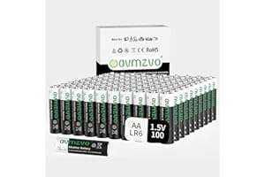 avmzvo AA Batteries 100 Stück, Lr6 Batterien 1,5V Alkaline, langlebige Power, Leistungsstark, Kann für Spielzeug, Wecker und andere elektronische Geräte verwendet Werden【10 Jahre Garantie】