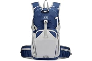 PORRASSO Mochila de Senderismo Mochila Impermeable 18L Ligera Mochila Hiking Backpack para Hombre Mujer Hacer Ciclismo Escalada Deportes Aire Libre