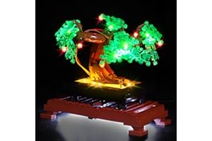 LED Light Kit for Lego 10281 Bonsai Tree Set, COOLDAC USB Connecting Lighting Set Compatible with Lego 10281 (Lights Only, No Lego Models) (Lights for Green Model)