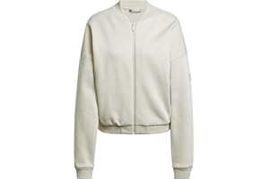 adidas Women's Essentials Bomber Jacket with Contemporary Logo Sweatshirt (Pack of 1)
