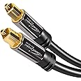KabelDirekt – 3m Optical Digital Audio Cable/TOSLINK Cable (TOSLINK to TOSLINK, fibre optic cable, for Home Theater, PS4, XBO