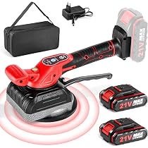 Piastrellatrice A Batteria Con Ventosa 170mm - 5 Velocità, Batterie 2000mAh Incluse, Per Piastrelle Da 0,3 A 1 Metro