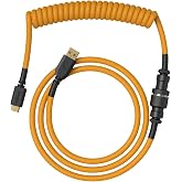 Glorious Coiled Keyboard Cable &ndash; Coiled USB C Cable Artisan Braided Cables for Mechanical Gaming Keyboard Coiled Cable - Cust