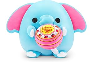 Snackles Serie 1 - Elefante, Peluche Medio a Sorpresa, Peluche Ultra Morbido, Comfort Morbido e Squishy, 28 cm, Peluche con Licenza Accessorio Marca Snack (Elefante)