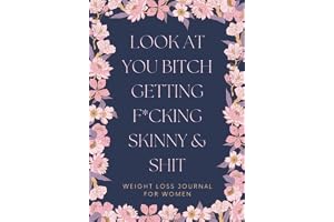 Weight Loss Journal For Women: Food and Fitness Journal | Funny Sweary Cuss Words Weightloss Journal | Motivational Diet and Exercise Tracker, Meal Planner and Grocery List