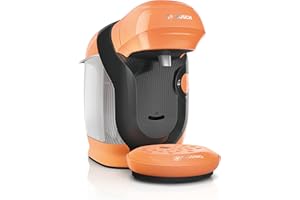 Tassimo Style TAS1106 - Macchina da caffè Bosch, oltre 70 bevande, completamente automatica, adatta per tutte le tazze, salvaspazio, 1400 W, colore: Pesca