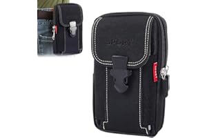 AEUZWR Tattico Marsupi, Marsupio Tattico, Marsupio da Cintura Uomo, Borsello da Cintura Uomo, Marsupio Uomo, Marsupio Militare, Marsupi Sportivi Nylo per Campeggio, Ciclismo, Pesca (Nero)