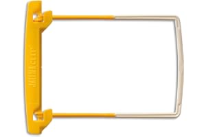 Djois made by Jalema 5710200 - JalemaClip Clip de archivo documentos, Fasteners para archivo y encuadernación de documentos - Ahorro de espacio Garantizado, 50 mm (Amarillo) Bolsa 10 uds.