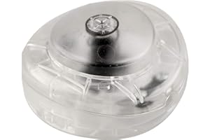 Arditi - Interruptor unipolar de pedal de 250 V, para cables planos H03Vvh2-F 2 x 0,75 mm2 y redondos bipolares H03Vv-F 2 x 0,75 mm2, pedal Art.351Vp transparente Int. Ean1/S10-022576