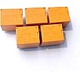 AVS COMPONENTS 12V DC Sugar cube Power Relay SRD-12VDC-SL-C 5 Pin PCB Type SPDT (Pack of 5)